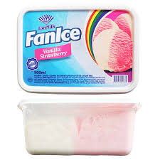 Fan Ice Vanilla/Strawberry 900ML