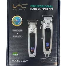 Professional hair clipper and trimmer set