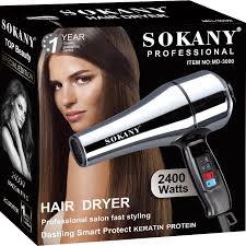 Sokany Salon Hair Dryer 2400watts