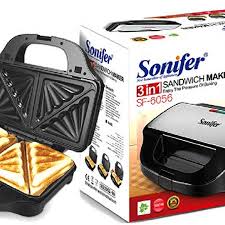 Sonifer 3 in 1 Sanswich Maker 900w - Image 3